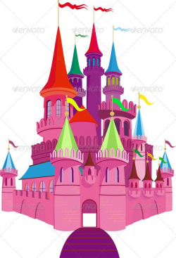 Fairy-tale Pink Castle | castles photos | Castle clipart ...