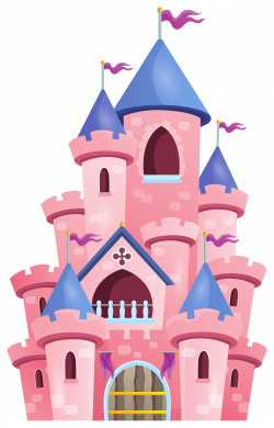 Castle Royalty-free Princess Illustration - Pink palace tower 1496 ...