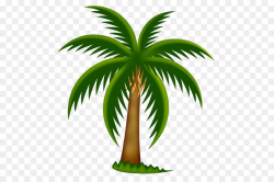 Palm trees Date palm Clip art - Painted Palm Tree PNG Clipart png ...