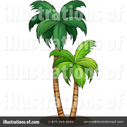 Palm Tree Clipart #1445647 - Illustration by Graphics RF