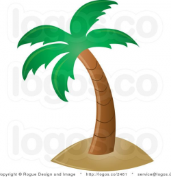 Royalty Free Vector Logo Icon of a Perfect Tropical Palm ...