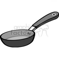 Cartoon frying pan clipart. Royalty-free clipart # 147797