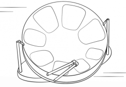 Steel Drum coloring page | Free Printable Coloring Pages