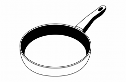 Pan Clip Art - Frying Pan Clipart Black And White ...
