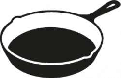 Cast Iron Skillet Clipart - Png Download - Full Size Clipart ...