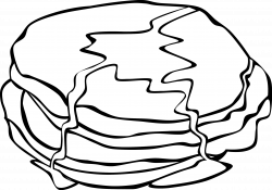 28+ Collection of Pancakes Clipart Black And White | High quality ...