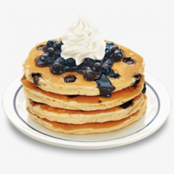Pancake Clipart Pan Cake - Double Blueberry Pancakes #174156 ...