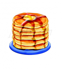 50% OFF Pancake Clipart, Pancake Clip art, Breakfast clipart, Digital,  Illustration, Scrapbooking, Graphics, Food, Meals, 300 DPI, Download