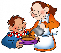 Canada Clip Art by Phillip Martin, Pancakes with Maple Syrup