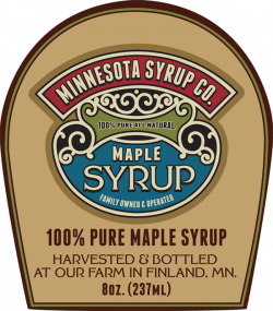 Maple Syrup Labels | Quality Custom Laminated Labels