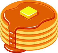 Amazon.com: Simple Yummy Breakfast Pancake Stack Cartoon ...