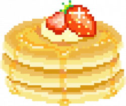 tumblr pancakes pixel - Sticker by Verena Schander