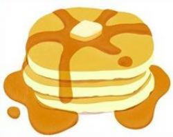Pancake With Syrup Clip Art | PJ and Pancake Birthday Party ...
