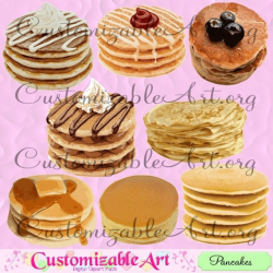 Pancake Clipart Digital Pancake Clip Art Images Graphics Plain Stack Fluffy  Pancakes Cream Icing Jam Thin Butter Syrup Pancake Food Clipart