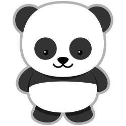 Cute panda head clipart free | Clipart & Graphics | Pinterest ...