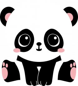 Clipart - Adorable Panda