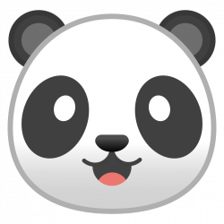Panda face Icon | Noto Emoji Animals Nature Iconset | Google
