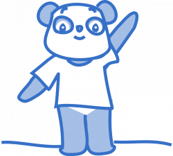 Clipart - Happy Panda