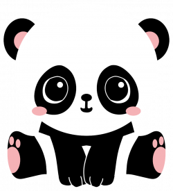 OnlineLabels Clip Art - Adorable Panda