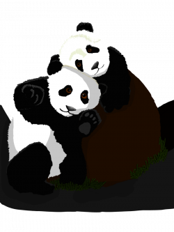 28+ Collection of Panda Hug Drawing | High quality, free cliparts ...