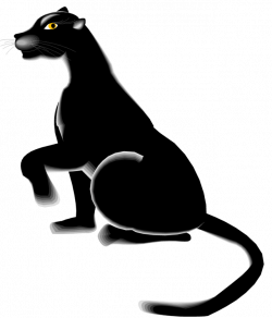 Baby Panther Clipart
