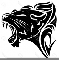 Black And White Panther Clipart | Free Images at Clker.com ...