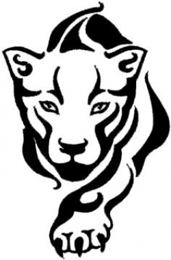 Panther Clipart Black And White | Free download best Panther ...