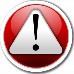 Clipart - alert red icon