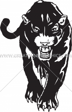 Panther Walking | Production Ready Artwork for T-Shirt Printing