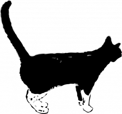 Black cat Kitten Felidae Panther free commercial clipart - Desktop ...