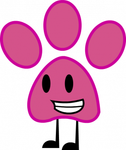 Pink Panther Paw Print (Commission) by kitkatyj on DeviantArt