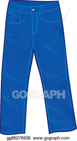 EPS Illustration - Jeans pants. Vector Clipart gg66276936 ...