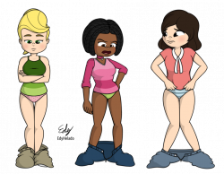 Cindy Vortex, Libby, Betty Quinlan Underwear (JN) by EdyHelado on ...