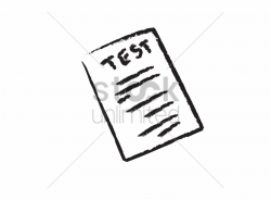 Paper Clipart Exam Cartoon Test Paper Png - Clip Art Library