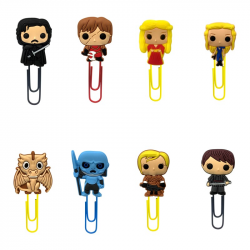 US $1.99 20% OFF|8pcs Hot Movie Game of Thrones Cartoon Bookmarks for Kids  Paper Clip Page Holder Office School Supplies Stationery Gifts-in Bookmark  ...