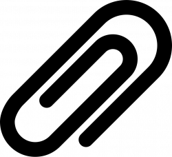 Attachment Paperclip Symbol Of Interface Svg Png Icon Free Download ...