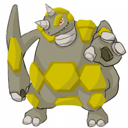 Shiny Rhyperior by Lost-Paperclip on DeviantArt