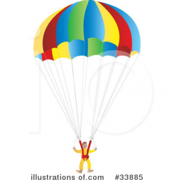 Parachute Clipart #33885 - Illustration by Rasmussen Images