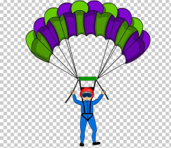 Air Transportation Parachute Drawing Paragliding PNG ...