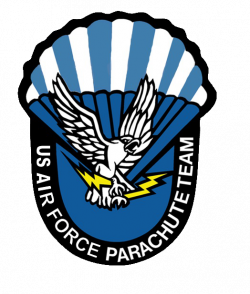 File:United States Air Force Parachute Team Wings of Blue logo.png ...