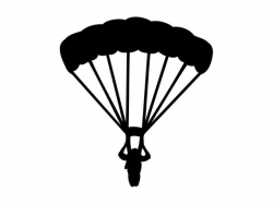 Parachute Svg Skydiving Svg Parachuting Cutting File Parachute Clipart  Scrapbooking Clip Art SVG DXF Png