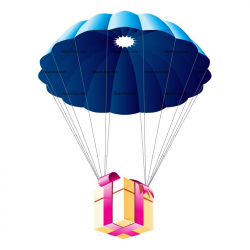CLIPART PARACHUTE GIFT | Clipart Panda - Free Clipart Images