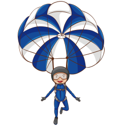 Parachute Parachuting Stock photography Clip art - Parachute soldier ...