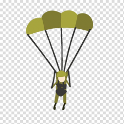 Soldier parachuting graphic, Military Parachute transparent ...