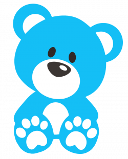 28+ Collection of Blue Teddy Clipart | High quality, free cliparts ...