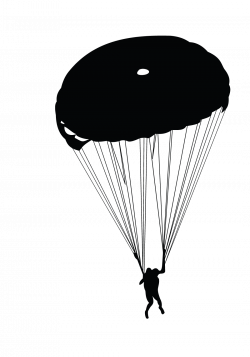 Parachute Silhouette at GetDrawings.com | Free for personal use ...
