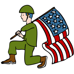 Veterans Day Parade Soldier Clip art - Kneel soldiers 1000*1000 ...