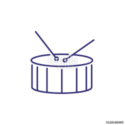Drum line icon. Instrument, band, orchestra. Music concept ...