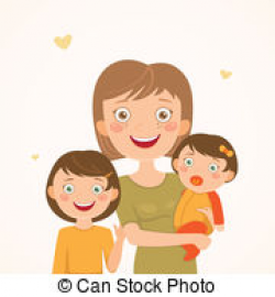 Single parent family clipart 2 » Clipart Station