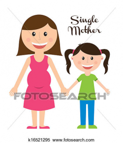 Single parent family clipart 7 » Clipart Station